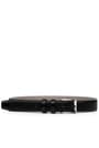 Classic Metal Buckle Black Patent Leather Boy's Belt