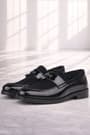 Rakerplus Black Patent Leather Classical Loafer Kids Boys Shoes