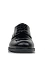 Rakerplus Black Rougan Laced Oxford Shoes For Kids