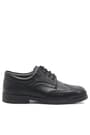 Rakerplus Titan Matte Black Lace up School Young Men's Shoes