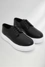 Rakerplus Derby Black Matte Classic Shoes For Boys