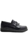 Rakerplus Black Patent Leather School Shoes Loafer for Boys