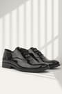 Rakerplus Smokin Black Rougan Patterned Laced Up Kids Classic Shoes