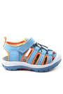 Rakerplus Genuine Leather Blue Orange Kids Sandals