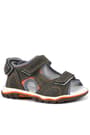 Rakerplus Genuine Leather Grey Velcro Boys' Sandals Slippers and R.26