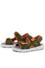 Rakerplus Wisps Genuine Leather Khaki Orange Kids Sandals