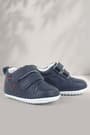 Rakerplus Scrat Genuine Leather Navy Blue First Step Toddler Baby Shoes