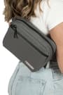 Rakerplus Gri Unisex Minimal 21x15x5 cm Bel ve Göğüs Çantası RC-0001-GR
