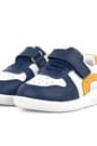 Rakerplus Genuine Leather Anatomic Navy Blue White Baby Sports Shoes R800-LB.19
