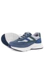 Rakerplus Genuine Leather Anatomic Blue Laced Up Extra Light Sole Kids Sports Shoes 3804-MGY.31