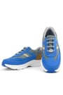 Rakerplus Genuine Leather Anatomic Saxe Blue Tabac Laced Up Kids Sports Shoes 3804-SXM.36
