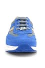 Rakerplus Genuine Leather Anatomic Saxe Blue Tabac Laced Up Kids Sports Shoes 3804-SXM.36