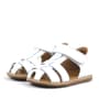 Rakerplus Genuine Leather White Velcro Baby Sandals