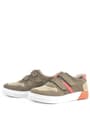 Rakerplus Genuine Leather Beige Color Boy's Sport Shoes 3751-KMT.36