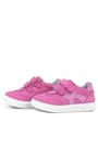 Rakerplus Genuine Leather Fushsia Pink Banded Kids Sport Shoes R654-FP.21