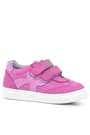 Rakerplus Genuine Leather Fushsia Pink Banded Kids Sport Shoes R654-FP.21