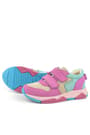 Rakerplus Hakiki Deri Fuşya Pembe Çocuk Sneakers Spor Ayakkabı 3880-FPY.26