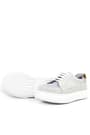 Rakerplus Genuine Leather Grey Laced Up Kids School Shoes 4507-GTAB.31