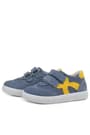 Rakerplus Genuine Leather Grey Yellow Banded Babies Sportt Shoes R654-GRSA.21
