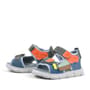 Rakerplus Genuine Leather Grey-Orange Baby Sandals