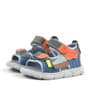 Rakerplus Genuine Leather Grey-Orange Baby Sandals