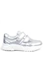 Rakerplus Genuine Leather Silver White Sole Girls' Sneakers Shoes X3730-GP.31