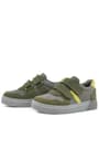 Rakerplus Genuine Leather Khaki Gray Boys Kids Sneakers 3751-HKGR.26