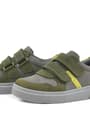 Rakerplus Genuine Leather Khaki Gray Boys Kids Sneakers 3751-HKGR.26