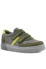 Rakerplus Genuine Leather Khaki Gray Boys Kids Sneakers 3751-HKGR.26