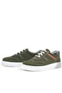 Rakerplus Genuine Leather Khaki Green Kids Casual Sports School Shoes 3801-HK.36