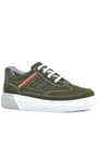 Rakerplus Genuine Leather Khaki Green Kids Casual Sports School Shoes 3801-HK.36