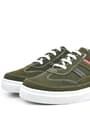 Rakerplus Genuine Leather Khaki Green Kids Casual Sports School Shoes 3801-HK.36