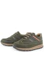 Rakerplus Genuine Leather Khaki Green Kid Boys Sports Shoes 3800-HK.31