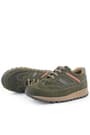 Rakerplus Genuine Leather Khaki Green Kid Boys Sports Shoes 3800-HK.31
