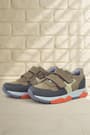 Rakerplus Hakiki Deri Kahverengi Çocuk Sneakers Spor Ayakkabı 3880-KKMS.26