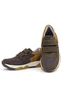 Rakerplus Genuine Leather Dark Brown Kids Sneakers Sports Shoes 3880-KKTA.31