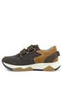 Rakerplus Genuine Leather Dark Brown Kids Sneakers Sports Shoes 3880-KKTA.31