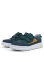 Rakerplus Genuine Leather Dark Green Velcro Casual Sports Kids School Shoes 4506-KYL.26