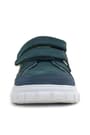 Rakerplus Genuine Leather Dark Green Velcro Casual Sports Kids School Shoes 4506-KYL.26