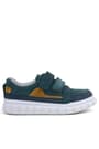 Rakerplus Genuine Leather Dark Green Velcro Casual Sports Kids School Shoes 4506-KYL.26