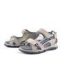 Hakiki Deri Kum Rengi Cırtlı Erkek Çocuk Outdoor Sandalet