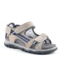 Hakiki Deri Kum Rengi Cırtlı Erkek Çocuk Outdoor Sandalet