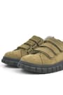 Rakerplus Genuine Leather Nude Black Banded Kids Casual Sports School Shoes 4003-KMGR.31