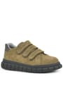 Rakerplus Genuine Leather Nude Black Banded Kids Casual Sports School Shoes 4003-KMGR.31