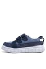 Rakerplus Genuine Leather Navy Blue White Velcro Kids Casual Sports School Shoes 4506-BLM.31