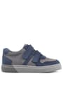 Rakerplus Hakiki Deri Lacivert Cırtlı Erkek Çocuk Sneaker 3751-LNG.36