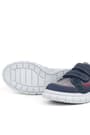 Rakerplus Genuine Leather Navy Blue Banded Kids Sport School Shoes 4506-LGRK.31