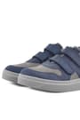 Rakerplus Hakiki Deri Lacivert Cırtlı Erkek Çocuk Sneaker 3751-LNG.36