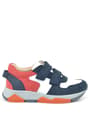 Rakerplus Hakiki Deri Lacivert Çocuk Sneakers Spor Ayakkabı 3880-LKB.26