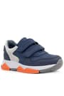 Rakerplus Genuine Leather Navy Blue Grey Kids' Sneakers Sports Shoes 3880-LGN.26